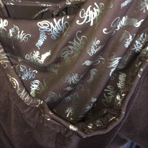 AppleBottom Brown terry Beach cover, with good,SzS - Picture 5 of 8